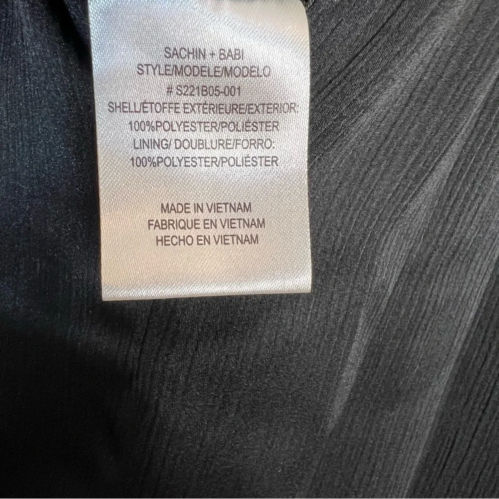 Sachin + Babi Jessica Gown in Black Size 4 - Picture 9 of 10